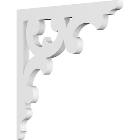 Ekena Millwork Vienna Architectural Grade PVC Bracket, 5/8"W X 10"D X 10"H BKTP01X10X10VI